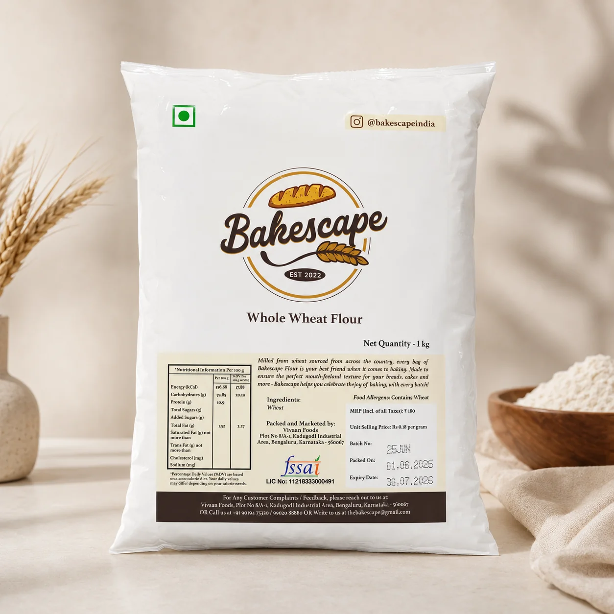 Bakescape | Bread Flour T65 Refined Wheat Flour