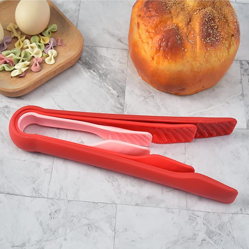 Plastic Kitchen Tongs Set – Small, Medium & Large (3 Pieces)