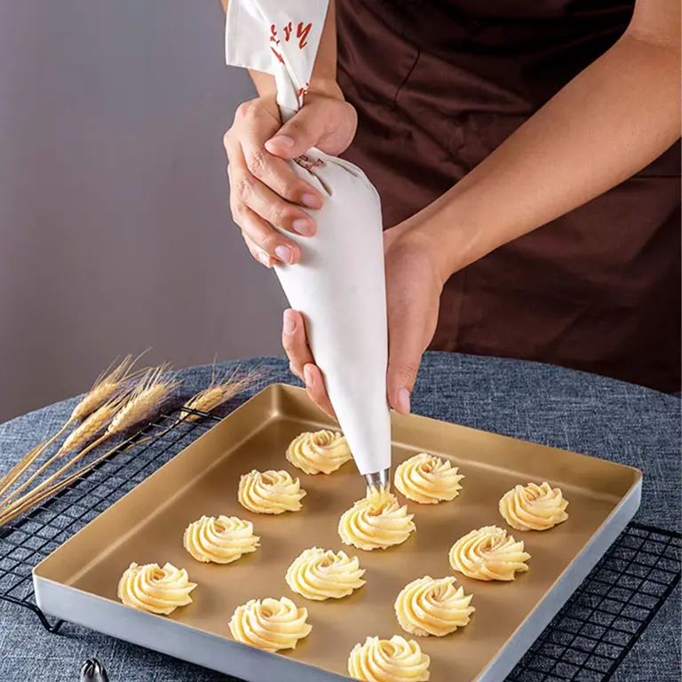 2pcs Reusable Cotton Piping Bag for Cake Decorating