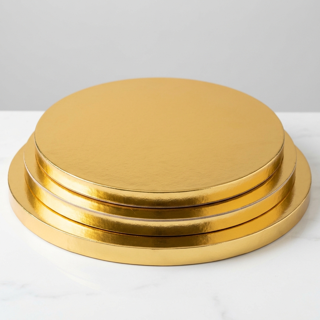 Gold MDF Cake Boards (4mm thick)