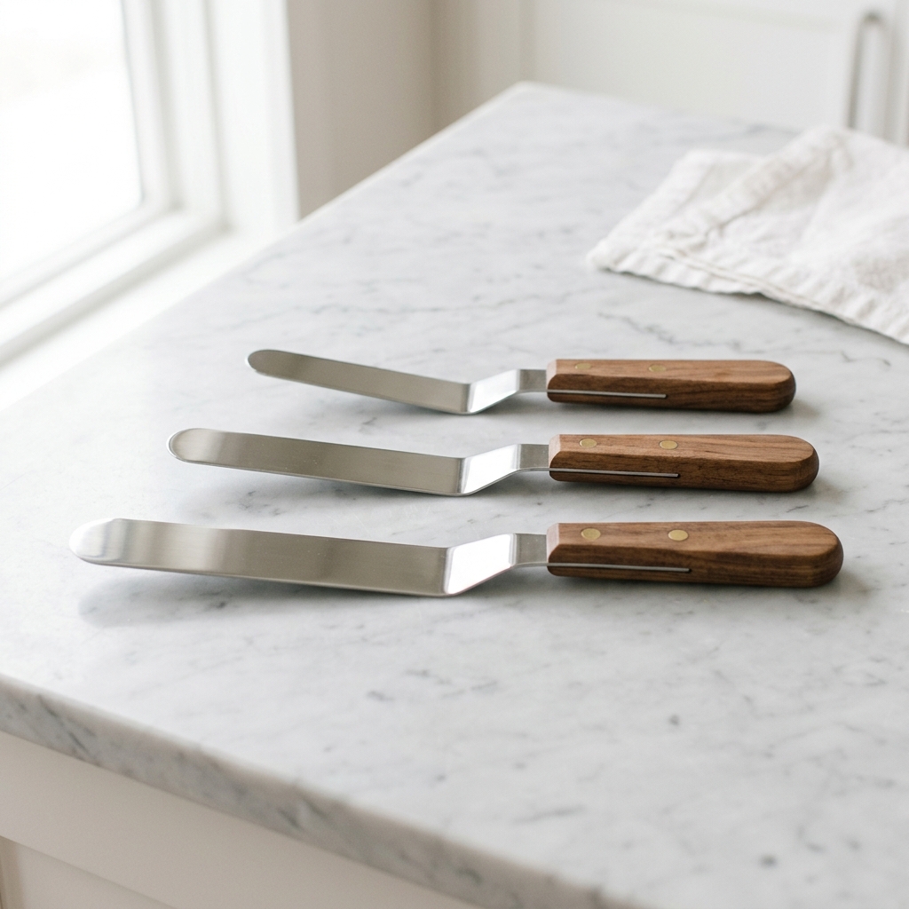 Stainless Steel Offset Spatula Set